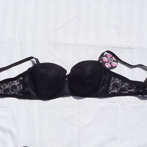 Secret Lace Black Fuchsia Bra - NWT - Picture 3 of 10